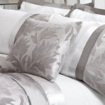 Roma Silver Damask Cushion Grey / Silver