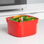 Sistema 1.4 Litre Microwave Steamer Red