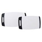 Spectrum Pair of Chopping Boards Black / White
