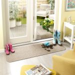 Marvel Mat Linen Washable Runner Natural Brown