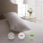 Dorma Full Forever Medium-Support Body Pillow White