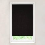 Solar Black Blackout Roller Blind Black