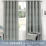 Novello Duck-Egg Eyelet Curtains Duck Egg Blue
