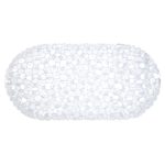 Pebble PVC Bath Mat Clear