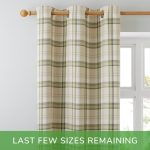 Balmoral Green Eyelet Curtains Green