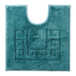Luxury Cotton Non-Slip Kingfisher Pedestal Mat Kingfisher (Blue)