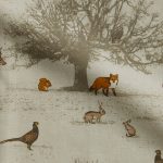 Tatton Fabric Brown