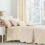 Ebony Embroidered Cream Duvet Cover Cream