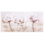 Peony Textured Canvas Pink