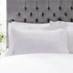 Dorma 100% Egyptian Cotton 1000 Thread Count Plain White Oxford Pillowcase White