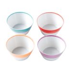 Royal Doulton Set of 4 Cereal Bowls Red / Purple / Blue