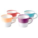 Royal Doulton 1815 Set of 4 Mugs Red / Purple / Blue