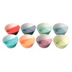Royal Doulton 1815 Set of 8 Dip Dishes Red / Purple / Blue