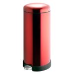 Spectrum Red 30 Litre Pedal Bin Red