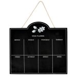 Rustic Ramble Chalkboard Planner Black