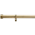 Trinity Fixed Antique Brass Curtain Pole Dia. 29mm Gold