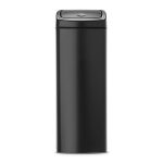 Brabantia Matt Black 25 Litre Touch Bin Matt Black