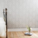 Dorma Aveline Natural Damask Wallpaper Natural Brown