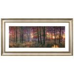 Dorma Golden Coppice Dawn Framed Print Golden