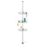 simplehuman Tension Pole Shower Caddy Silver