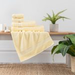 Lemon Egyptian Cotton Towel Lemon (Yellow)