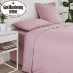 Non Iron Plain Dye Heather Flat Sheet Purple