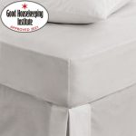 Non Iron Plain Silver 28cm Fitted Sheet Silver