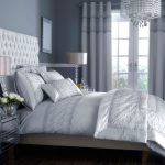 Claudia Embroidered Grey Duvet Cover Grey