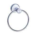 Silver Vintage Towel Ring Silver