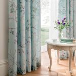 Dorma Maiya Duck Egg Pencil Pleat Curtains Duck Egg Blue
