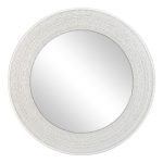 Sparkle Circular Mirror Silver