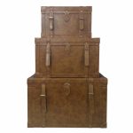 Salvage Retro Storage Chest Medium Brown
