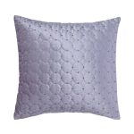 Vienna Silver Square Cushion Grey / Silver