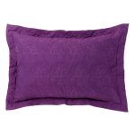 Hydrangea Plum Pillow Sham Dark Purple