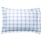 Daisy Duck-Egg Oxford Pillowcase Duck Egg Blue
