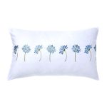 Daisy Duck-Egg Boudoir Cushion Duck Egg Blue