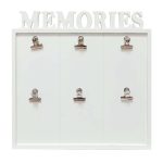 White Memories Memo Board White
