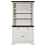 Eaton Walnut and Grey Dresser Unit Light Grey