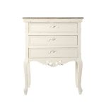 Camille Ivory 3 Drawer Chest Ivory
