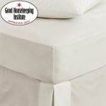 Non Iron Plain Ivory 32cm Deep Fitted Sheet Cream