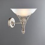 Linea Twist Satin Silver Wall Light Silver