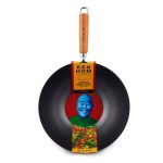 Ken Hom Everyday Carbon Steel 31cm Wok Black