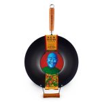 Ken Hom Everyday Carbon Steel 35cm Wok Black