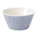 Royal Doulton Pacific Dot Bowl Light Blue / White