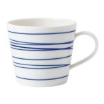 Royal Doulton Pacific Lines Mug Light Blue / White