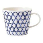Royal Doulton Pacific Circle Mug Light Blue / White