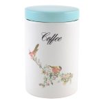 Beautiful Birds Coffee Storage Jar Pink / Cream / Blue