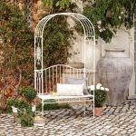 Valentino Arch Bench White