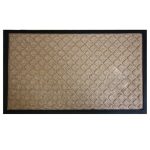 Diamond Textured Doormat Beige