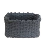 Rope Storage Basket Grey